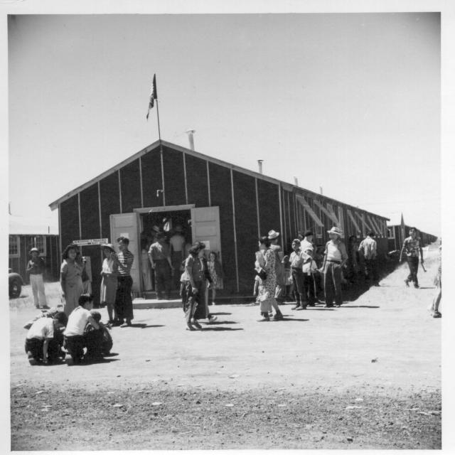 A view of general store No. 1 at the relocation center. -- Newell, California. 7/1/42 