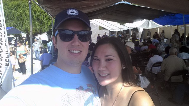 Elizabeth and James.