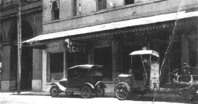 American Cafe founded by Ushi Takara in 1923.